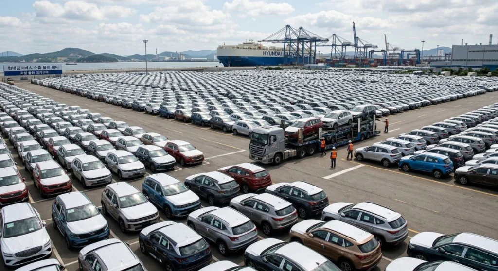 Перевірка китайського гібридного автомобіля експертами NAVILINE перед відправкою з аукціону в Китаї